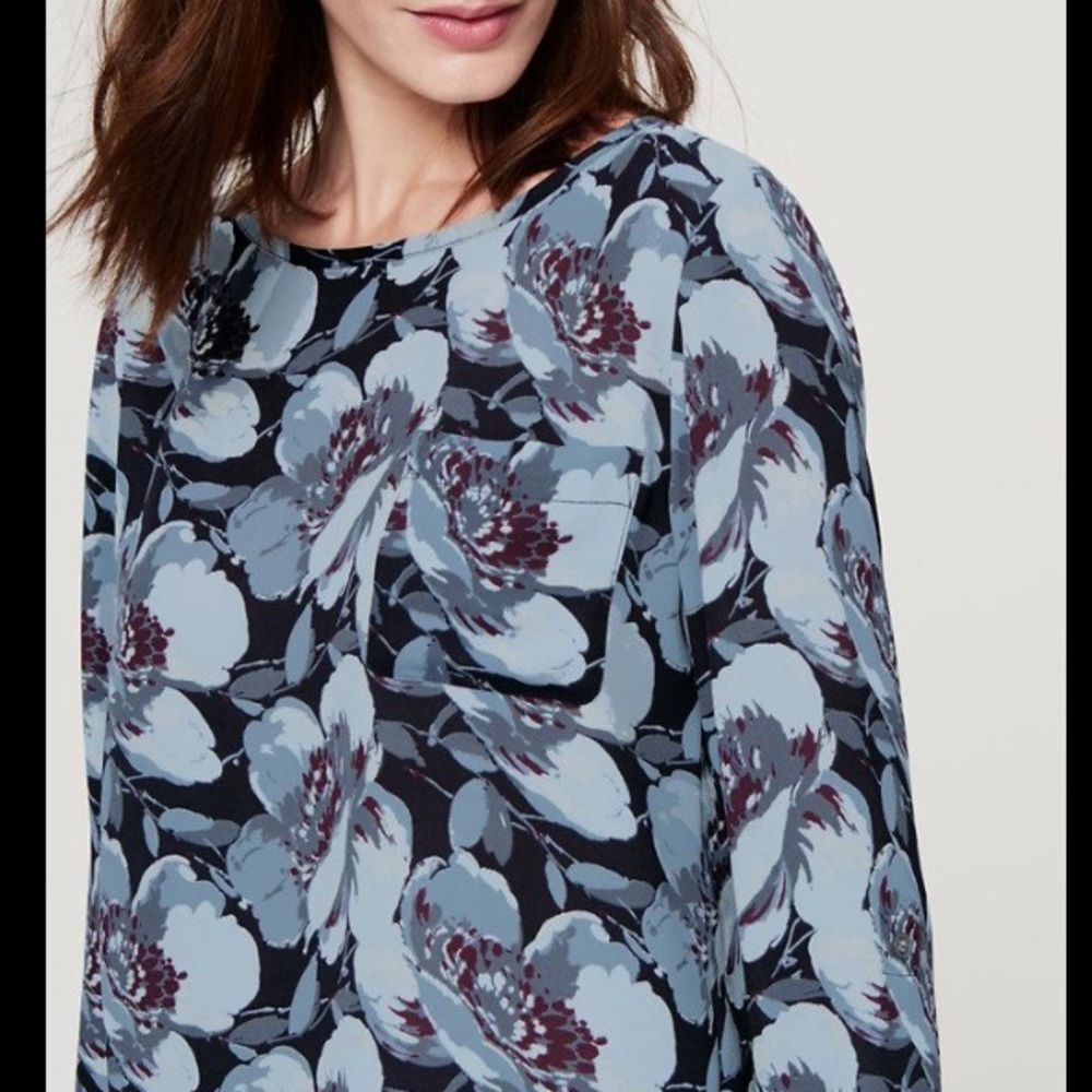 Loft Floral Blouse